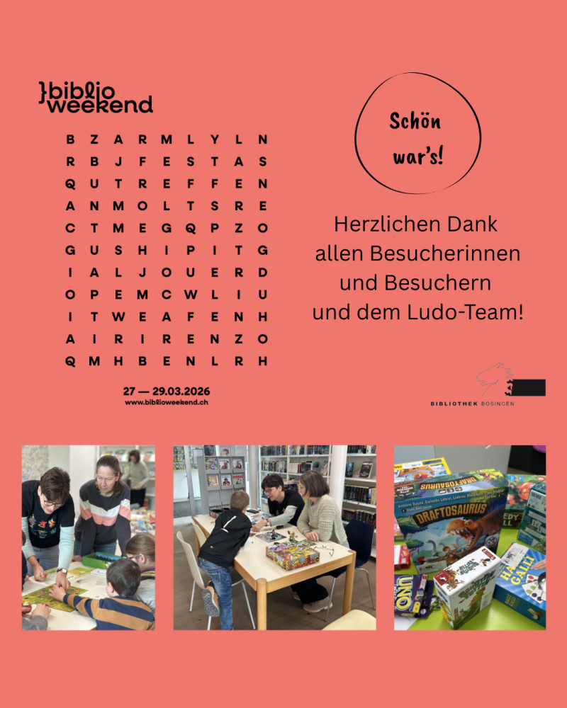 BiblioWeekend 2026 - Herzlichen Dank!