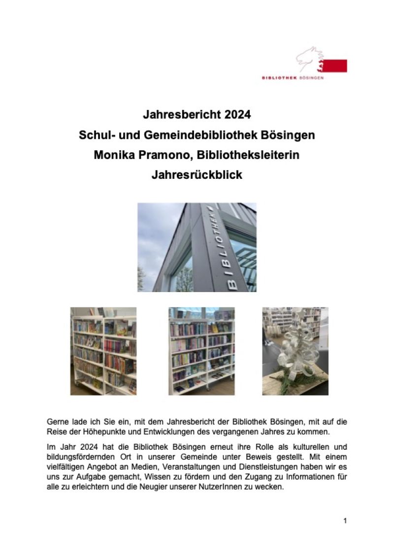 Jahresbericht 2024